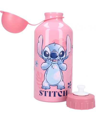 Sticla de aluminiu Vadobag Let's Eat - Stitch, 500 ml - 2