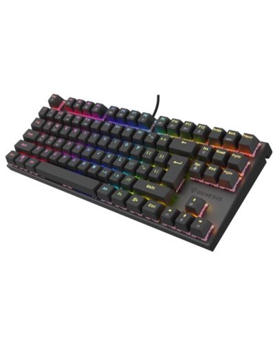 Tastatură mecanică Genesis - Thor 303 TKL HS, Silent, RGB, neagră - 2