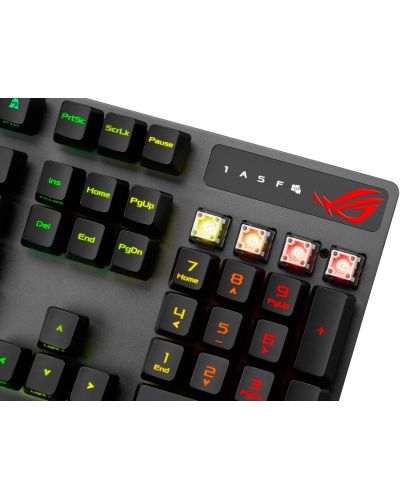 Tastatura mecanica ASUS - ROG Strix Scope RX, ROG RX Red, RGB, negru - 4
