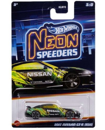 Mașinuță din metal Hot Wheels Neon Speeders - Asortiment, 1