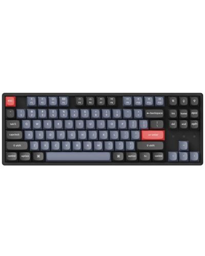 Tastatură mecanică Keychron - K8 Pro, H-S, Clicky, RGB, neagră - 1