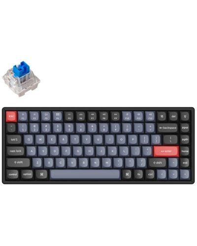 Tastatură mecanică Keychron - K2 Pro, H-S, Clicky, RGB, neagră - 2