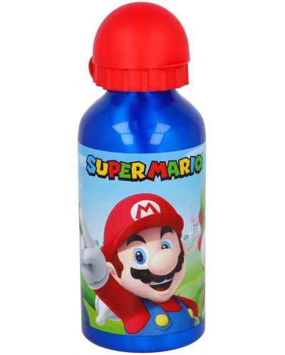 Sticlă metalică Super Mario - 400 ml - 1