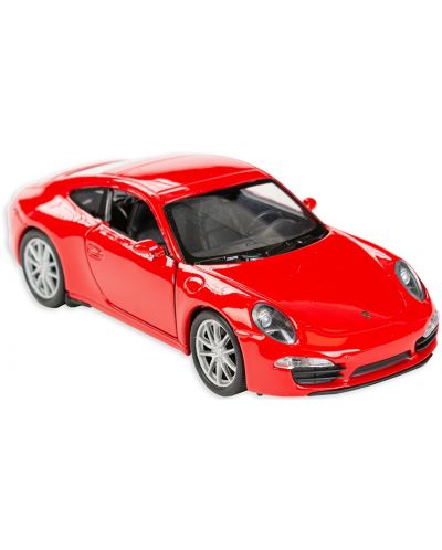 Masinuta din metal Toi Toys Welly - Porsche Carrera, rosie	 - 1