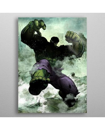 Poster metalic Displate - Marvel: Hulk - 3