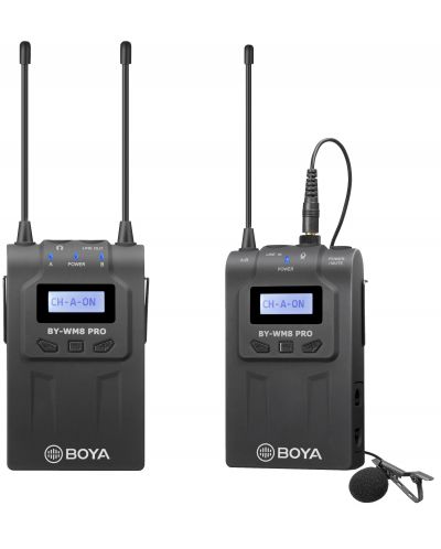 Microfoane Boya - BY-WM8 Pro-K2, wireless, gri - 2