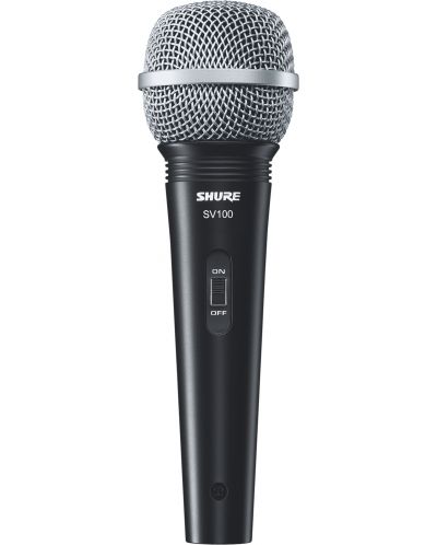 Microfon Shure - SV100A, cablu + clema + husa, negru - 3