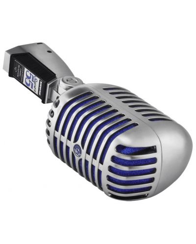 Microfon Shure - Super 55 Deluxe, argintiu/albastru - 9