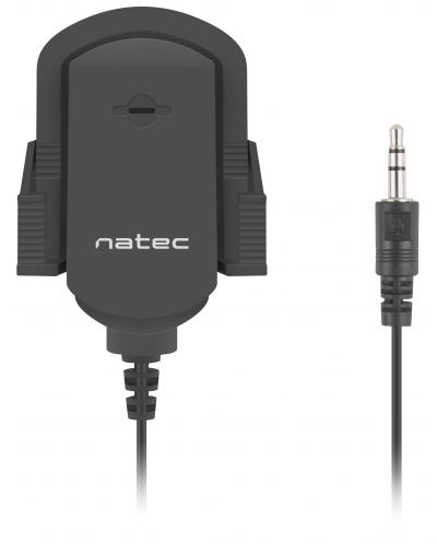 Microfon Natec - Fox, negru - 2