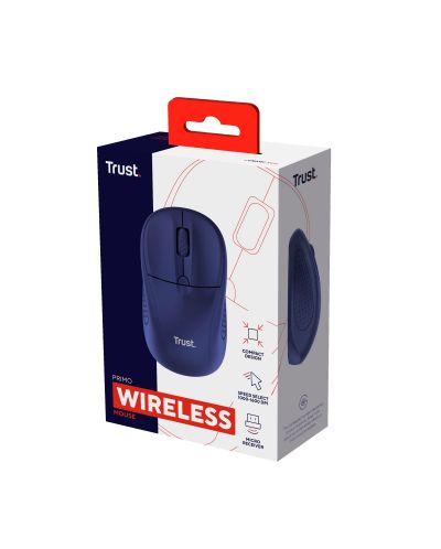 Mouse Trust - Primo, optic, wireless, albastru - 5