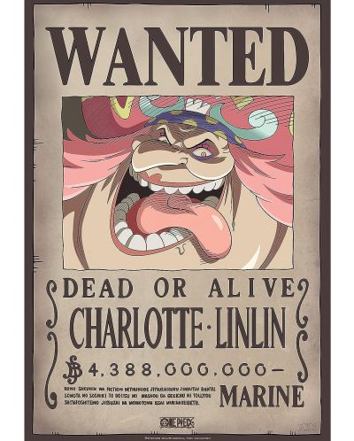 Mini poster GB eye Animation: One Piece - Big Mom Wanted Poster (Series 2) - 1