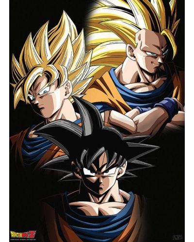 GB eye Animation Mini Poster: Dragon Ball Z - Goku Transformations - 1