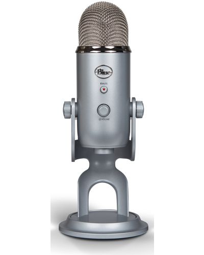 Microfon Blue - Yeti, argintiu - 1