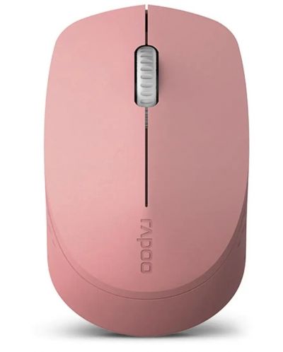 Mouse RAPOO - M100 Silențios, optic, fără fir, roz - 1