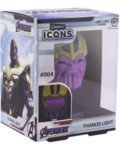 Mini lampa  Paladone Avengers Endgame - Thanos Icon - 2