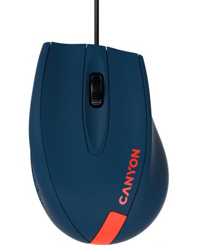 Mouse Canyon - CNE-CMS11BR, optic, albastru/rosu - 1