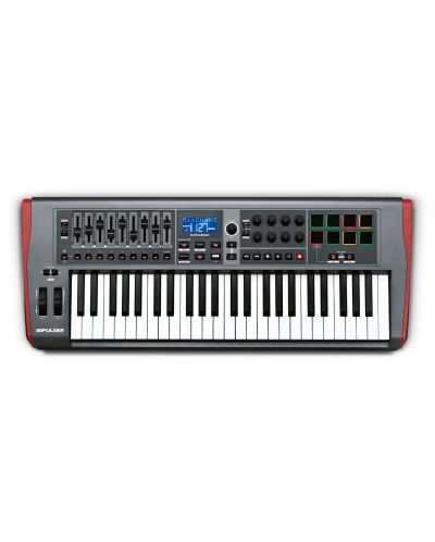 MIDI controler Novation - Impulse 49, gri - 1