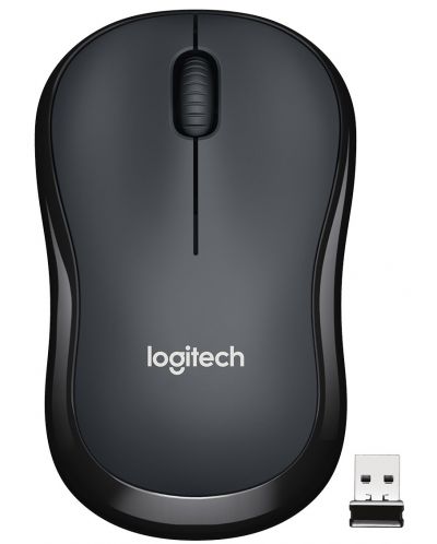 Mouse Logitech - M220 Silent, wireless, negru - 1