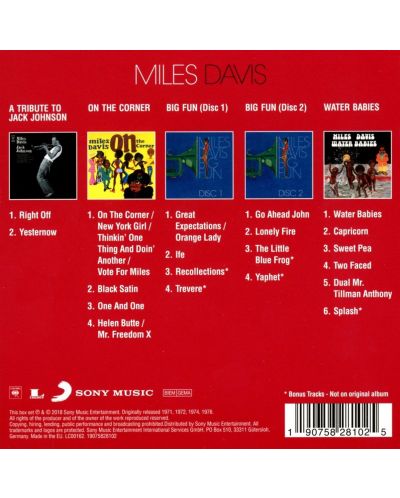 MILES DAVIS - Original Album Classics (CD) - 2