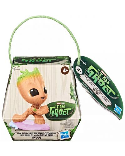 Mini figurină Hasbro Marvel: Guardians of the Galaxy - Soap Surfin' Groot - 3