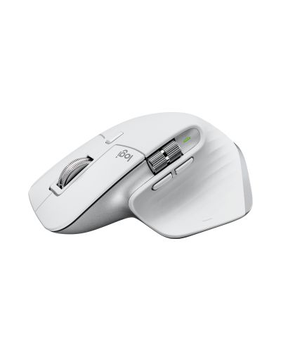 Mouse Logitech - MX Master 3S, optic, wireless, Gri Pale - 8