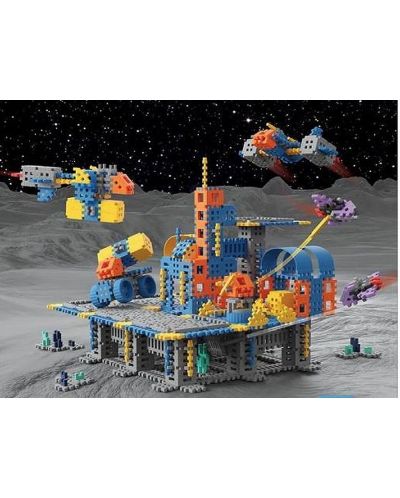 Mini constructor de vafe  Marioinex - Baza spațială lunară, 618 de părți - 3