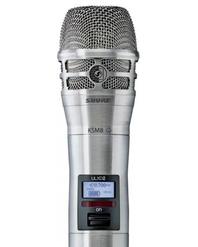 Microfon Shure - ULXD2/K8N-G51, fără fir, argintiu - 2