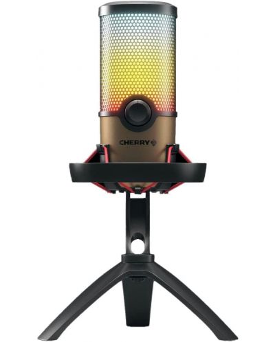 Microfon Cherry - UM 9.0 Pro RGB, bronz/negru - 2