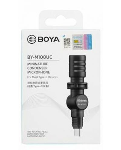 Microfon Boya -  By M100UC, negru - 6