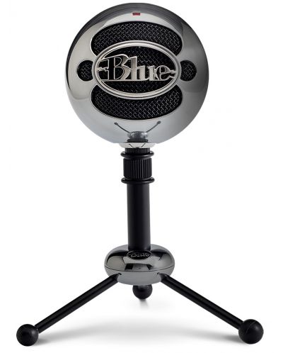 Microfon Blue - Snowball, gri - 1