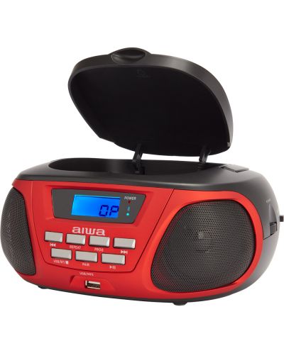 Mini sistem audio Aiwa - BBTU-300RD, rosu - 2