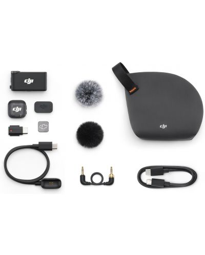 Microfon DJI - Mic 3, 1 TX + 1 RX, negru | Ozone.ro