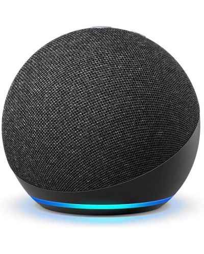 Boxa portabila Amazon - Echo Dot 4, Alexa, neagra - 1