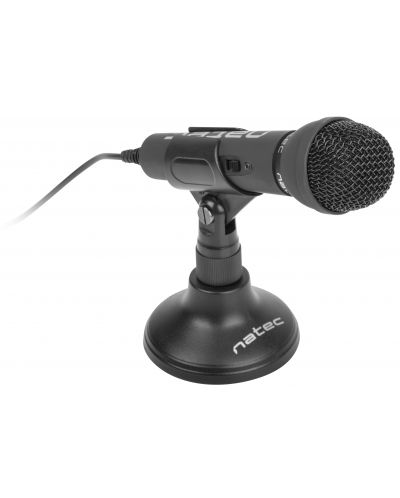 Microfon Natec - Adder, negru - 4