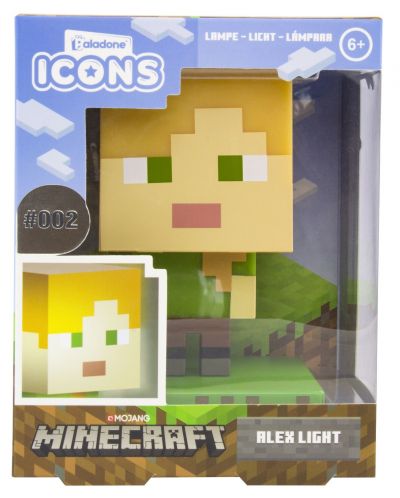Mini lampa Paladone Minecraft - Alex - 2