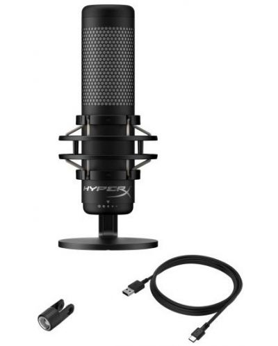 Microfon HyperX - QuadCast S, RGB, negru - 6