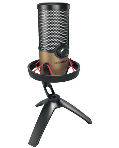 Microfon Cherry - UM 9.0 Pro RGB, bronz/negru - 3