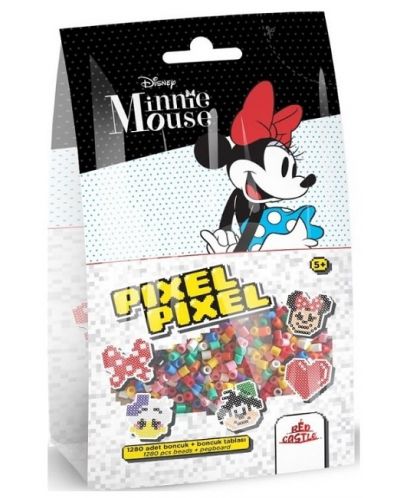 Mini mozaic Red Castle - Minnie Mouse, 1280 buc. margele - 1