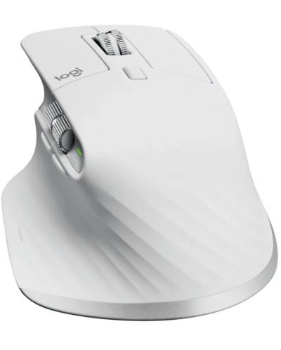Mouse Logitech - MX Master 3S, optic, wireless, Gri Pale - 3