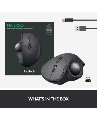 Mouse Logitech MX Ergo - wireless, optic, gri - 12