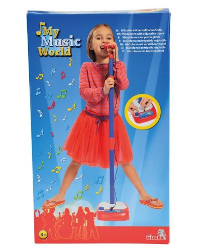Jucarie pentru copii Simba Toys - Microfon cu suport - 4