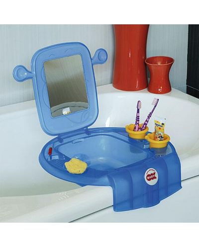 Mini chiuvetă cu toaletă OK Baby - Space, albastru - 2
