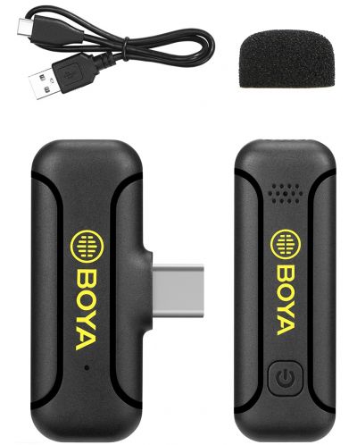 Sistem microfon wireless Boya - BY-WM3T2-U1, negru - 2