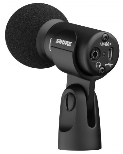 Microfon Shure - MV88+, negru - 3