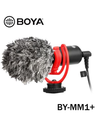 Microfon Boya - By MM1+, negru - 6
