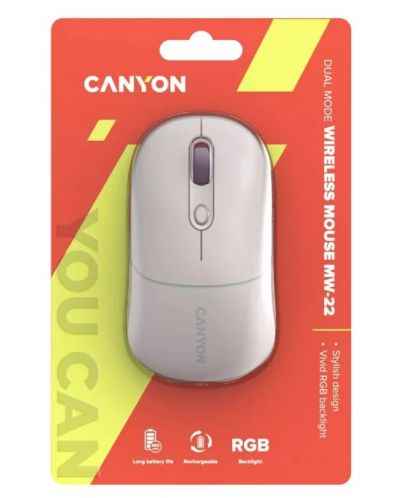 Mouse Canyon - MW-22,  optic, wireless, Rice - 6