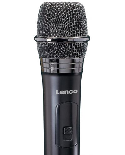 Microfon Lenco - MCW-020BK, wireless, , 2 buc. negru - 2