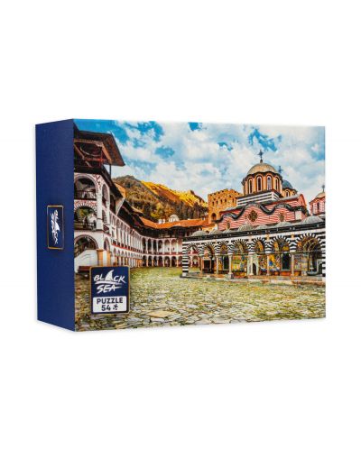 Mini puzzle Black Sea de 54 piese - Manastirea „Sf. Ivan Rilski” - 1