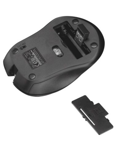 Mouse Trust - Mydo Silent, optic, wireless, negru - 3