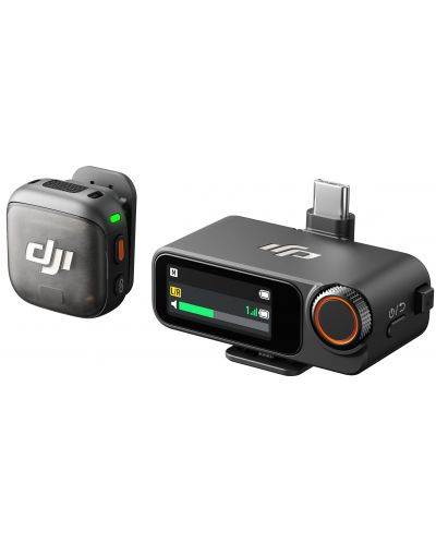 Microfon DJI - Mic 3, 1 TX + 1 RX, negru | Ozone.ro